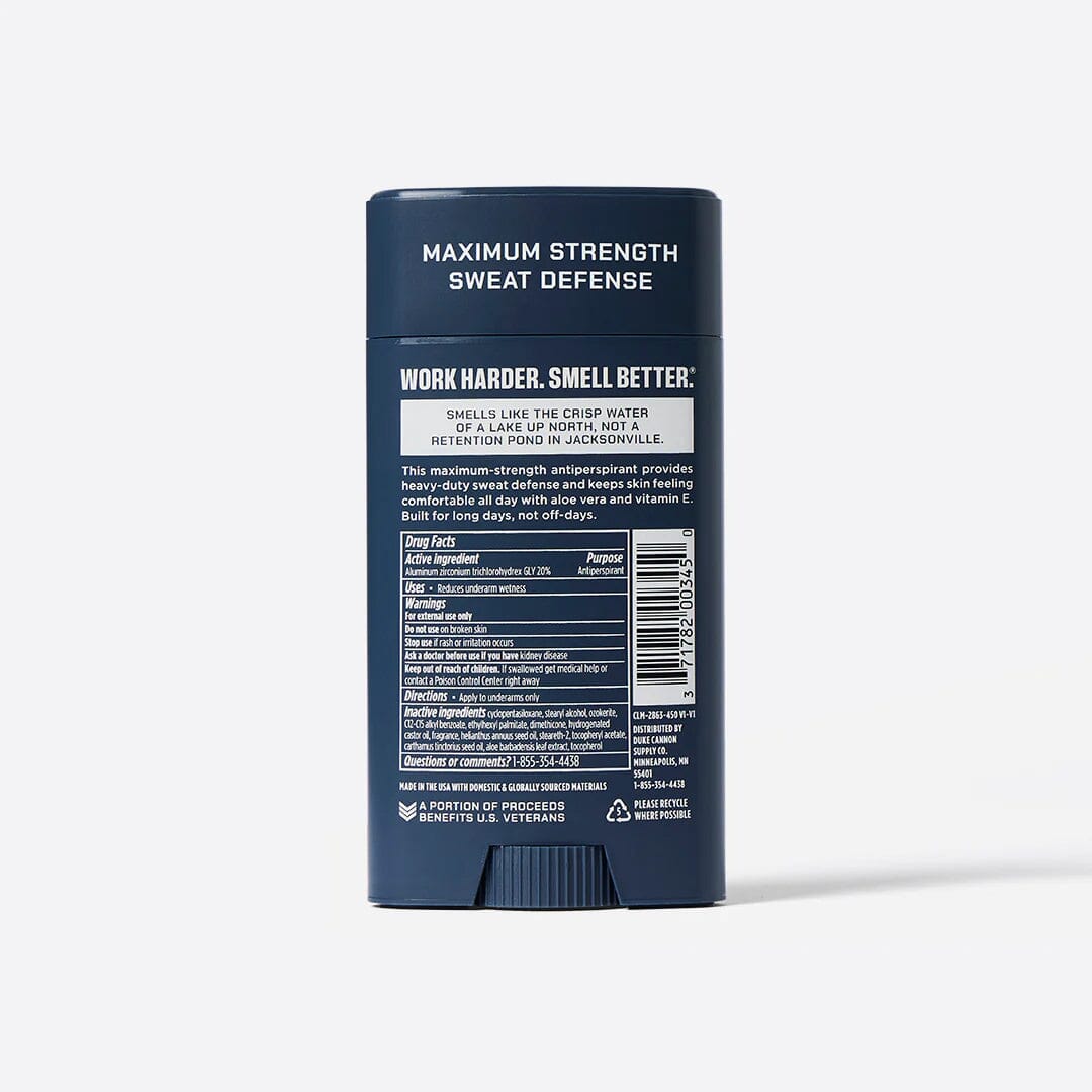 Duke Cannon Supply Co. Anti-Perspirant Deodorant Deodorant Stick Duke Cannon Supply Co 