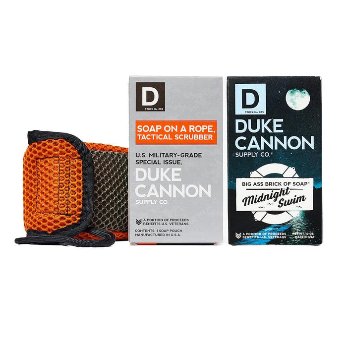 Duke Cannon Supply Co. Tactical Scrubber + Soap Bundle Soap Pouch Duke Cannon Supply Co 