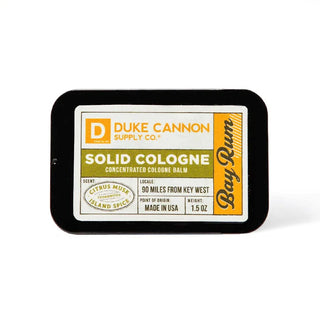 Duke Cannon Supply Co. Solid Cologne Fragrance for Men Duke Cannon Supply Co Bay Rum - Citrus Musk & Island Spice 