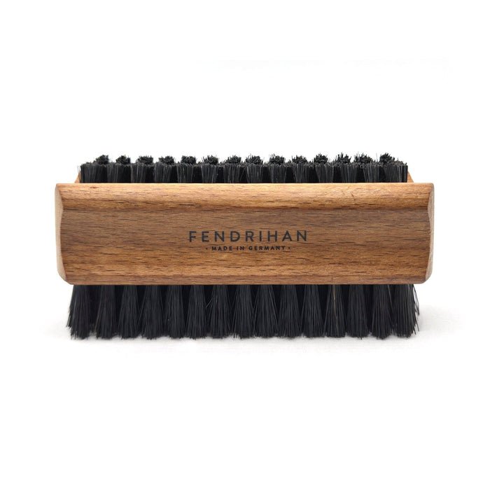 Light or Dark Natural Bristle Ash Wood Nail Brush - Made in Germany Nail Brush Fendrihan Dark 