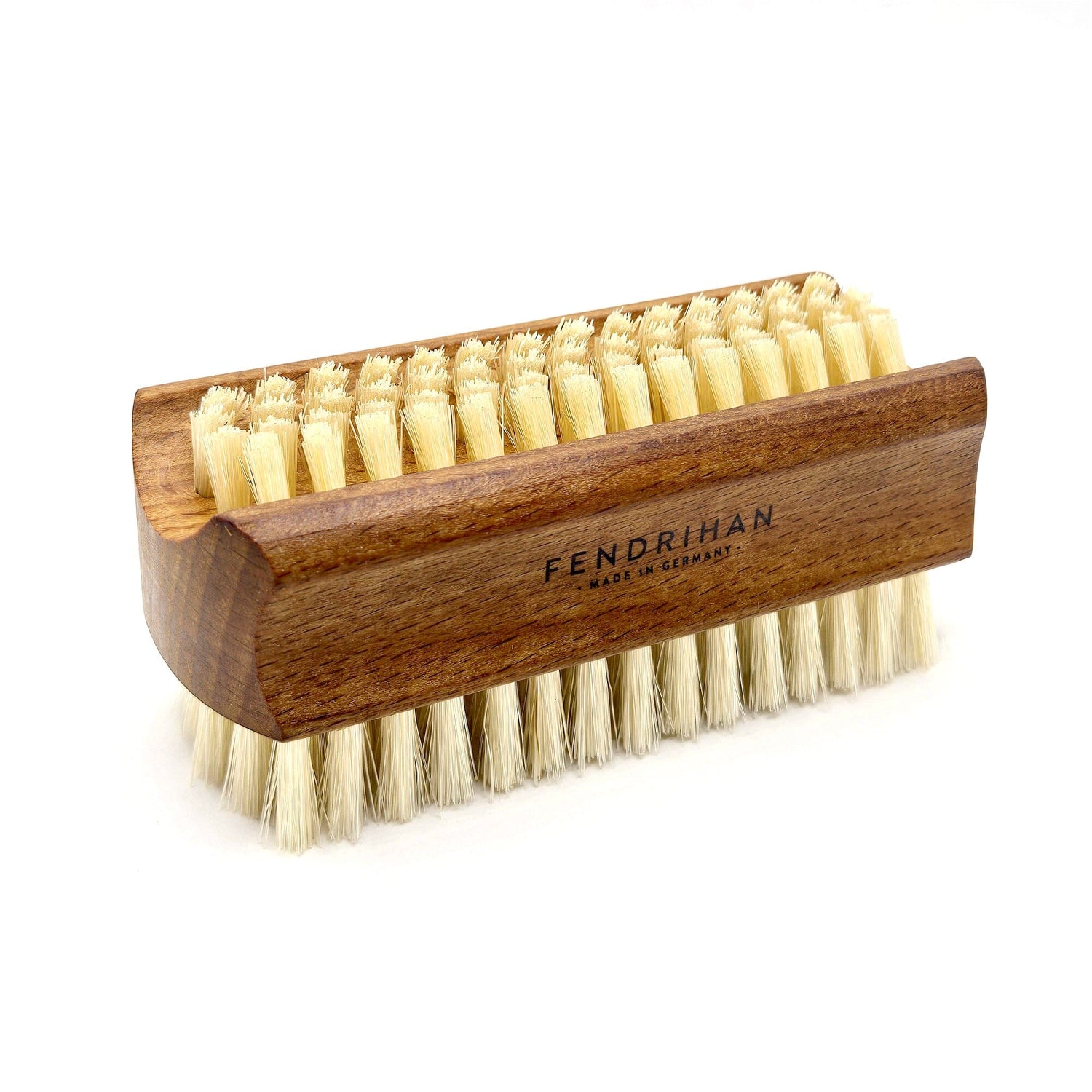 Light or Dark Natural Bristle Ash Wood Nail Brush - Made in Germany Nail Brush Fendrihan 
