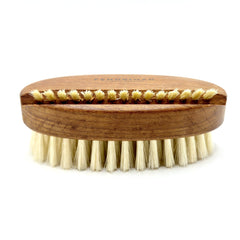 Thermo-Beech Wood Boar Bristle Nail Brush with Light or Dark Bristles - Made in Germany Nail Brush Fendrihan 