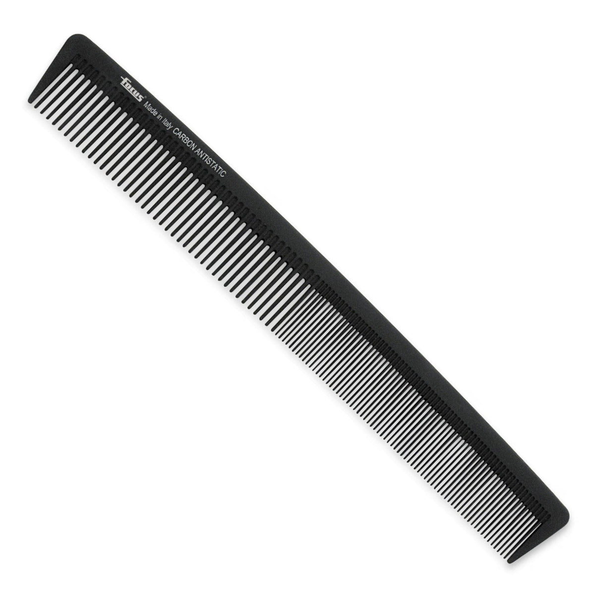 Focus Carbon Antistatic Long Double-Tooth Accademia Comb Comb Focus 