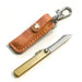 Higonokami No. 3 Mame Warikomi SK Steel Mini Pocket Knife with Holder Pocket Knife Japanese Exclusives 