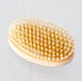 Hydrea London Military Hairbrush with Horn Handle and White Boar Bristle Hair Brush The Natural Sea Sponge Co 