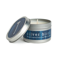 KALA Style Candle Tin Candle Swedish Dream Silver Birch 