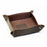 Manufactus Catch All Leather Tray Leather Travel Tray Manufactus by Luca Natalizia Dark Brown 