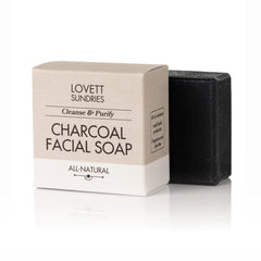 Lovett Sundries Charcoal Soap Facial Bar Face Wash Lovett Sundries 