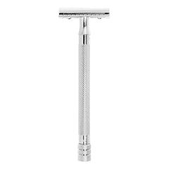 Merkur Unisex Long Handle Double Edge Safety Razor with 10 Blades Double Edge Safety Razor Merkur 