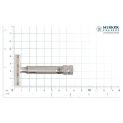 Merkur 34 HD INOX Stainless Steel Safety Razor, Satin Finish Double Edge Safety Razor Merkur 