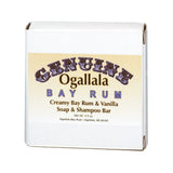 Ogallala Creamy Bay Rum and Vanilla Soap and Shampoo Bar Shampoo Ogallala Bay Rum 