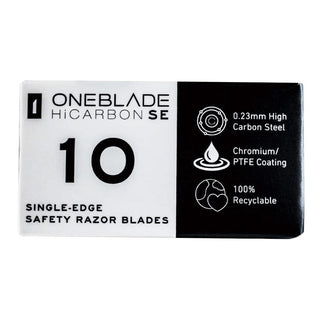 10 ONEBLADE Hi Carbon Single-Edge Razor Blades Razor Blades OneBlade 
