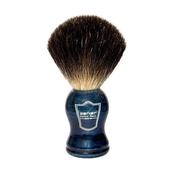 Parker Black Badger Shaving Brush with Stand Shaving Brush Parker Razors 