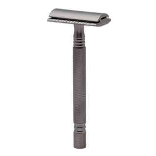 Pearl Shaving SS-01 Double Edge Safety Razor, Graphite Black Safety Razor Pearl Shaving 