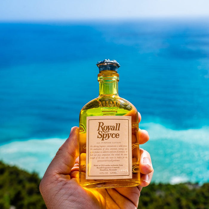 Royall Spyce All Purpose Lotion, 4 oz Natural Spray Aftershave Splash Royall Lyme Bermuda 