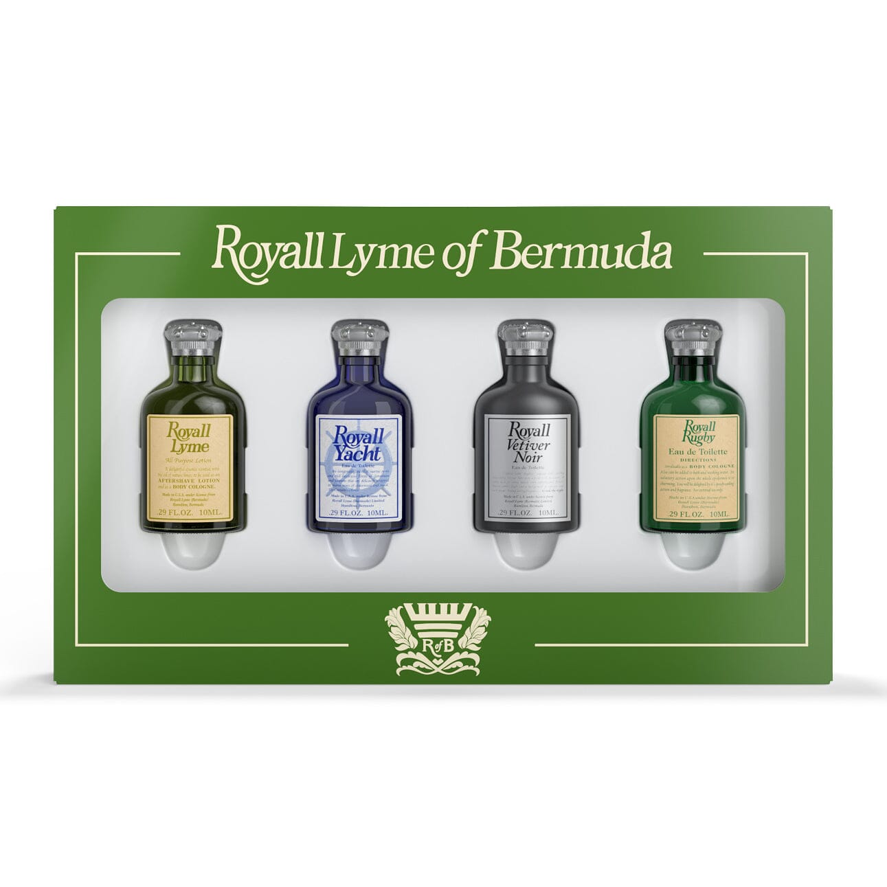 Royall Modern Classic Collection Mini Sampler Set Men's Fragrance Royall Lyme Bermuda 