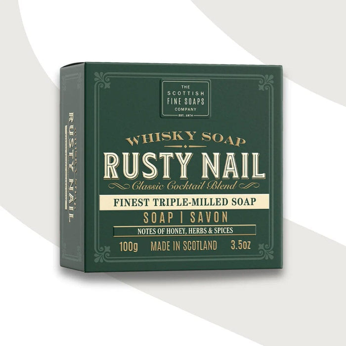 Scottish Fine Soaps Whiskey Cocktail Soap Body Soap Scottish Fine Soaps Rusty Nail 