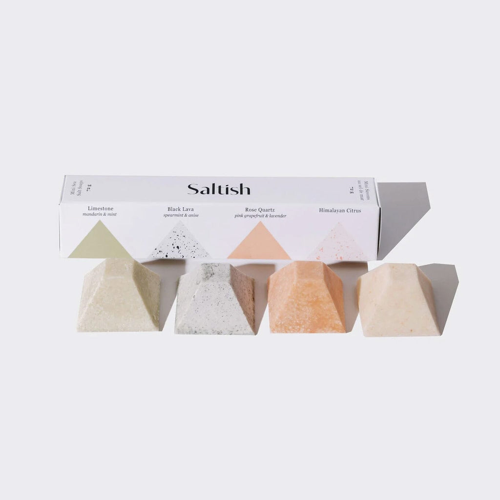 Saltish Luxury Sea Salt Soap Bar Specialty Soap Saltish Mini Set 
