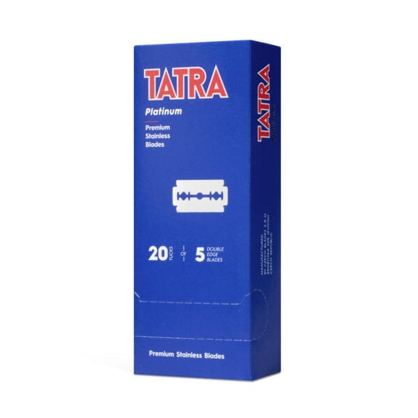 100 Tatra Platinum Double Edge Safety Razor Blades — Fendrihan
