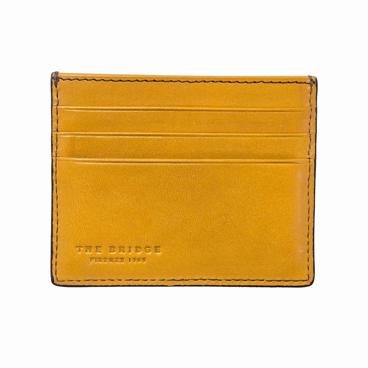 The Bridge Alberto Credit Card Holder with 6 CC Slots Leather Wallet The Bridge 