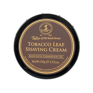 Taylor of Old Bond Street Shaving Cream Bowl, Tobacco Leaf Shaving Cream Taylor of Old Bond Street 