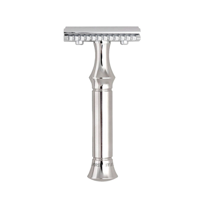 Timor® Giesen & Forsthoff 1920 Open Comb Safety Razor with Short Stainless Steel Handle Double Edge Safety Razor Timor 