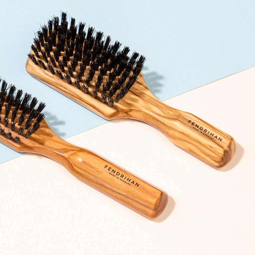 Men's Olivewood Bristle Brush - Made in Germany Hair Brush Fendrihan 