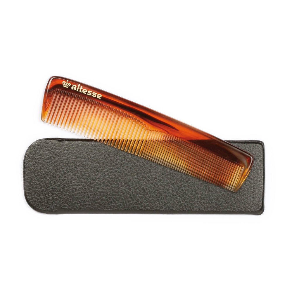 Altesse Double-Tooth Pocket Comb with Case Comb Altesse 