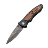 Boker 110190DAM Tirpitz Damascus Steel Folding Pocket Knife Pocket Knife Boker 