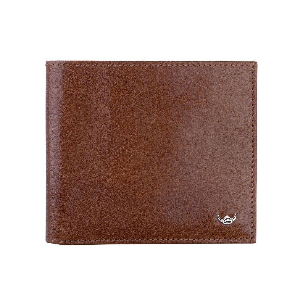 Golden Head Colorado Billfold Leather Wallet with 10 CC Slots, Tobacco Leather Wallet Golden Head 