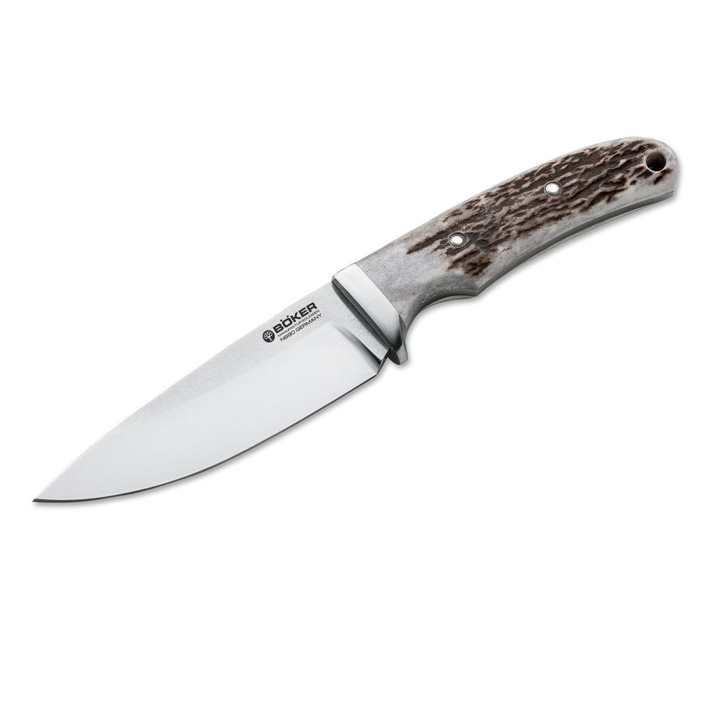 Boker 120520 Boker Savannah Stag Fixed Blade Knife Pocket Knife Boker 