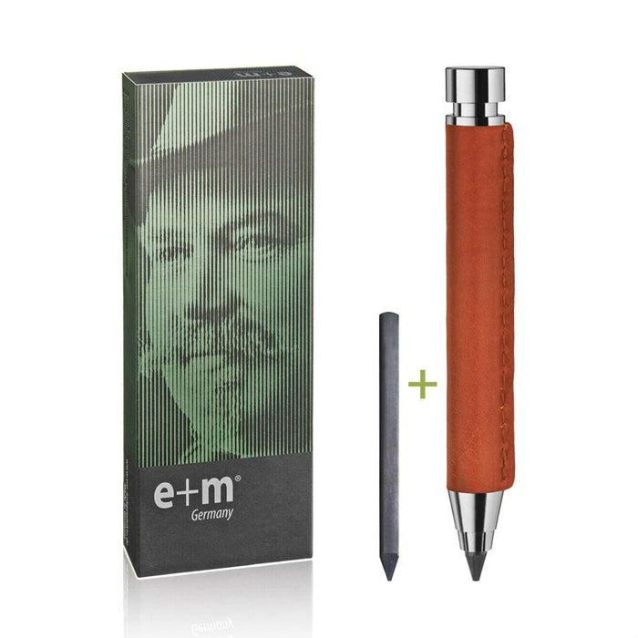 e+m Holzprodukte ‘Graphic Artbox’ Clutch Pencil Pencil e+m Holzprodukte Leather Fox 