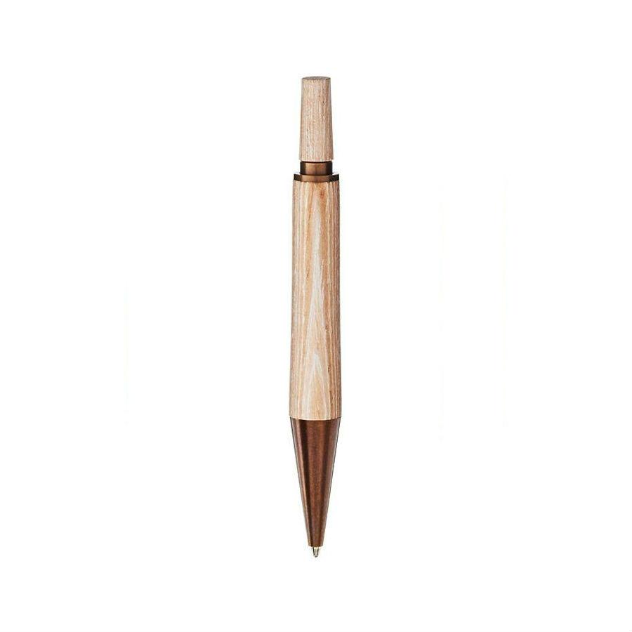 e+m Holzprodukte ‘Pocket Uno’ Wooden Ballpoint Pen Ball Point Pen e+m Holzprodukte Maple/Vintage 