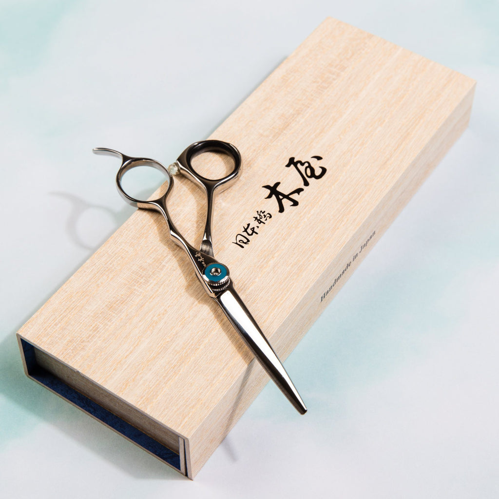 KIYA Hairdressing Scissors, Orange Screw Barber Scissors KIYA 