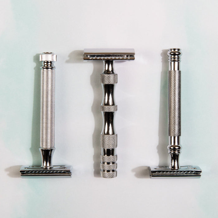 Fendrihan Double Edge Safety Razor, Barber Pole Handle Double Edge Safety Razor Fendrihan 