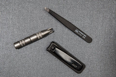 KIYA Black Carbon Steel Nail Clipper, Large - Made in Japan Nail Clipper KIYA 