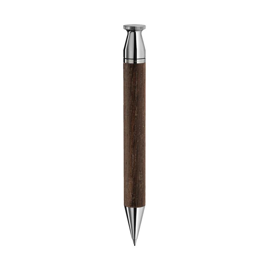 e+m Holzprodukte ‘King’ Wooden Mechanical Pencil Pencil e+m Holzprodukte Black/Nickel-Plated 