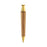 e+m Holzprodukte ‘Queen’ Wooden Ballpoint Pen Ball Point Pen e+m Holzprodukte Light Oak/Brass 