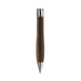 e+m Holzprodukte ‘Bow’ Wooden Ballpoint Pen Ball Point Pen e+m Holzprodukte Black Oak/Nickel-Plated 