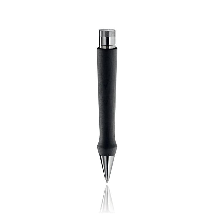 e+m Holzprodukte ‘Arrow’ Wooden Ballpoint Pen Ball Point Pen e+m Holzprodukte Black/Nickel-Plated 
