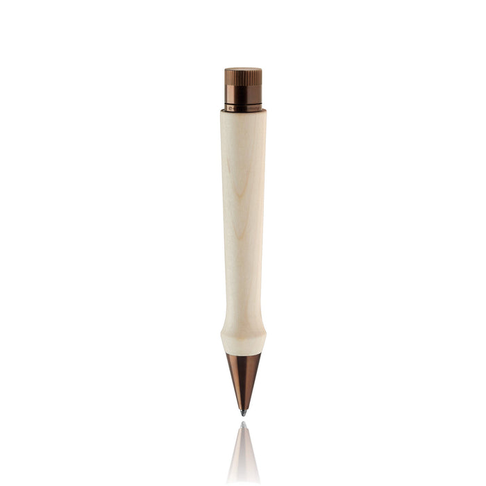 e+m Holzprodukte ‘Arrow’ Wooden Ballpoint Pen Ball Point Pen e+m Holzprodukte Maple/Vintage 