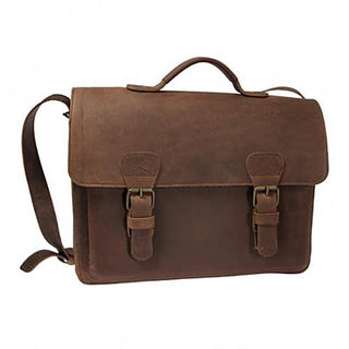 Ruitertassen Classic 2140 Leather Messenger Bag, Ranger Brown Leather Briefcase Ruitertassen 