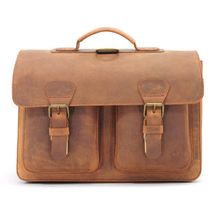 Ruitertassen Classic 2239 Leather School Satchel Leather Briefcase Ruitertassen 