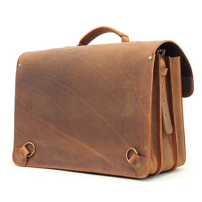 Ruitertassen Classic 2239 Leather School Satchel Leather Briefcase Ruitertassen 