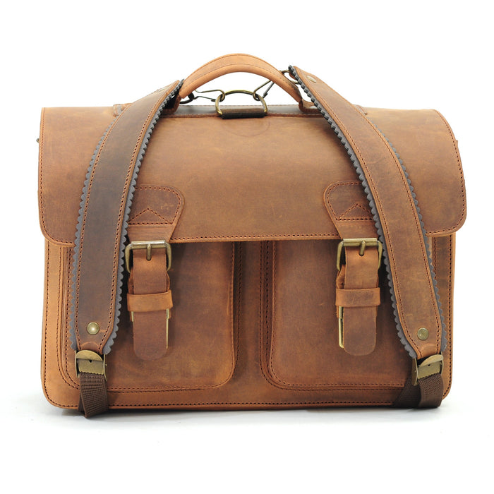 Ruitertassen Classic 2239 Leather School Satchel Leather Briefcase Ruitertassen 