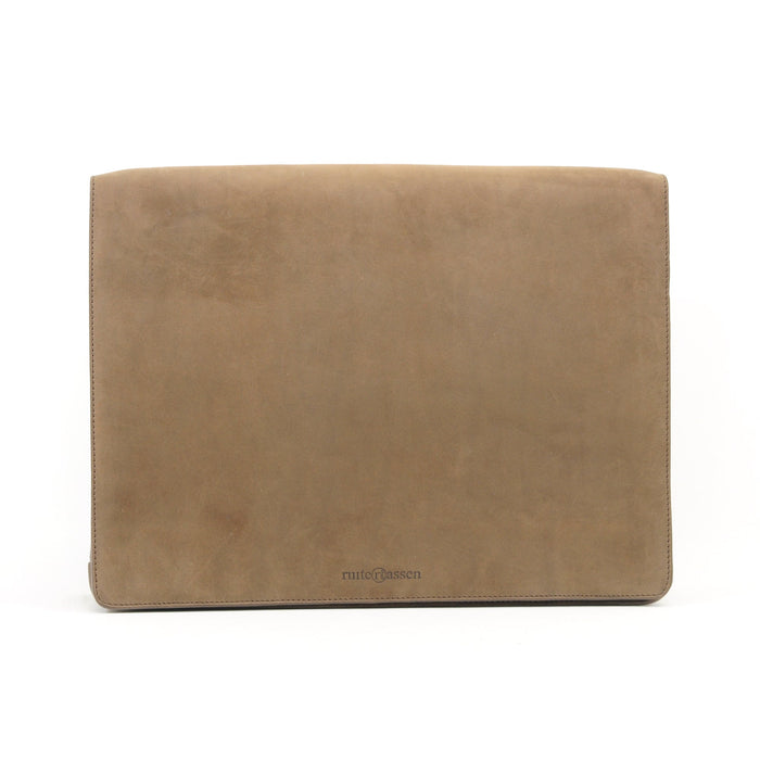 Ruitertassen Leather Shoulder Bag, Brown Leather Bag Ruitertassen 