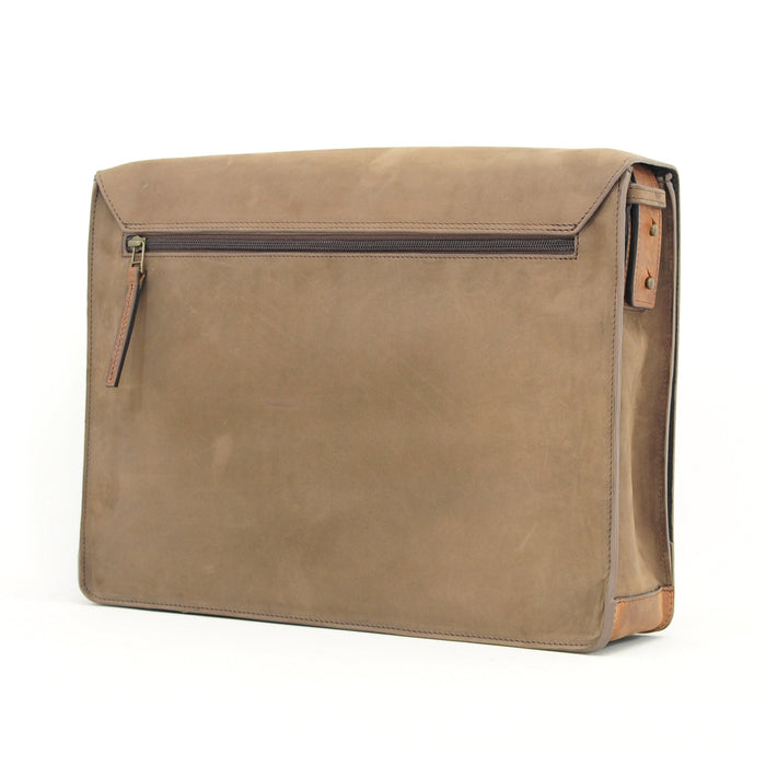 Ruitertassen Leather Shoulder Bag, Brown Leather Bag Ruitertassen 