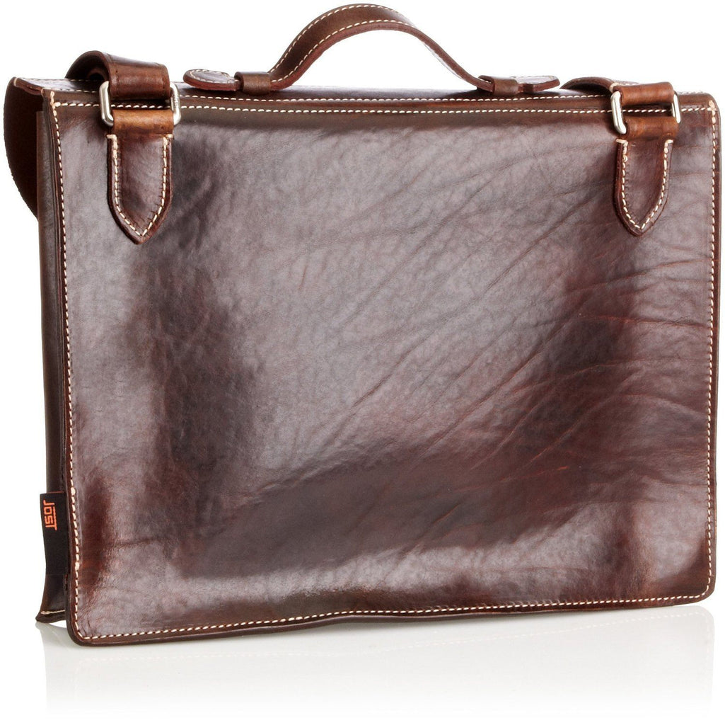 Jost Bronx Leather Briefcase, Cognac Leather Briefcase Jost 