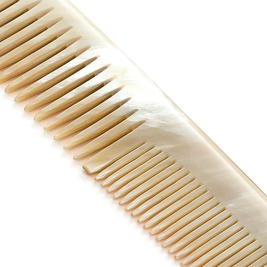 Abbeyhorn Ox Horn Double-Tooth 185mm Large Comb Comb Abbeyhorn 