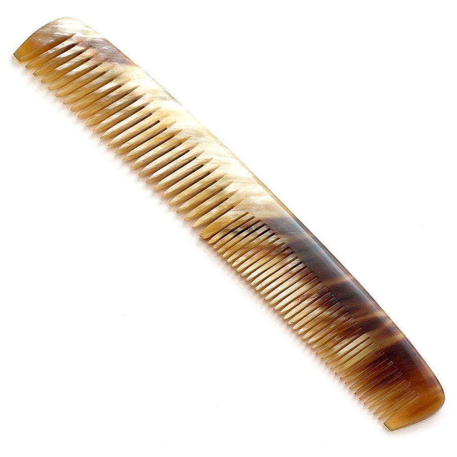 Abbeyhorn Ox Horn Double-Tooth 185mm Large Comb Comb Abbeyhorn 